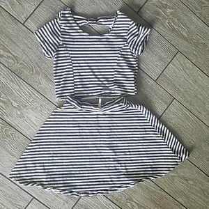 Girls Top and Skirt